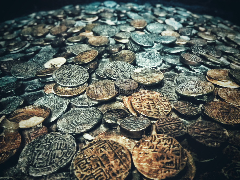 古代的 青铜 硬币
