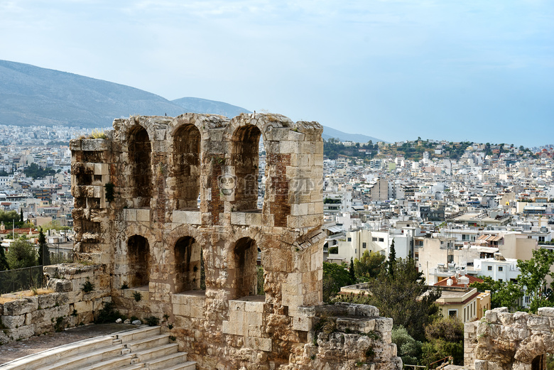 雅典卫城 古代的 考古学