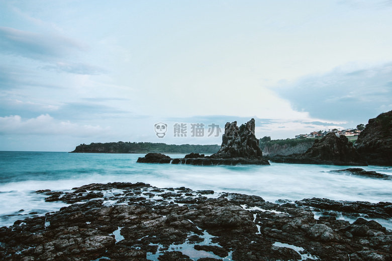 大教堂 岩石 岛