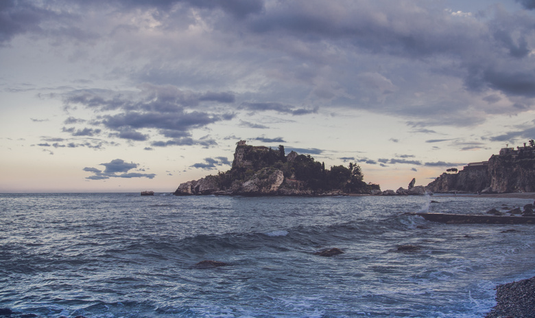 海湾 海滩 城堡 