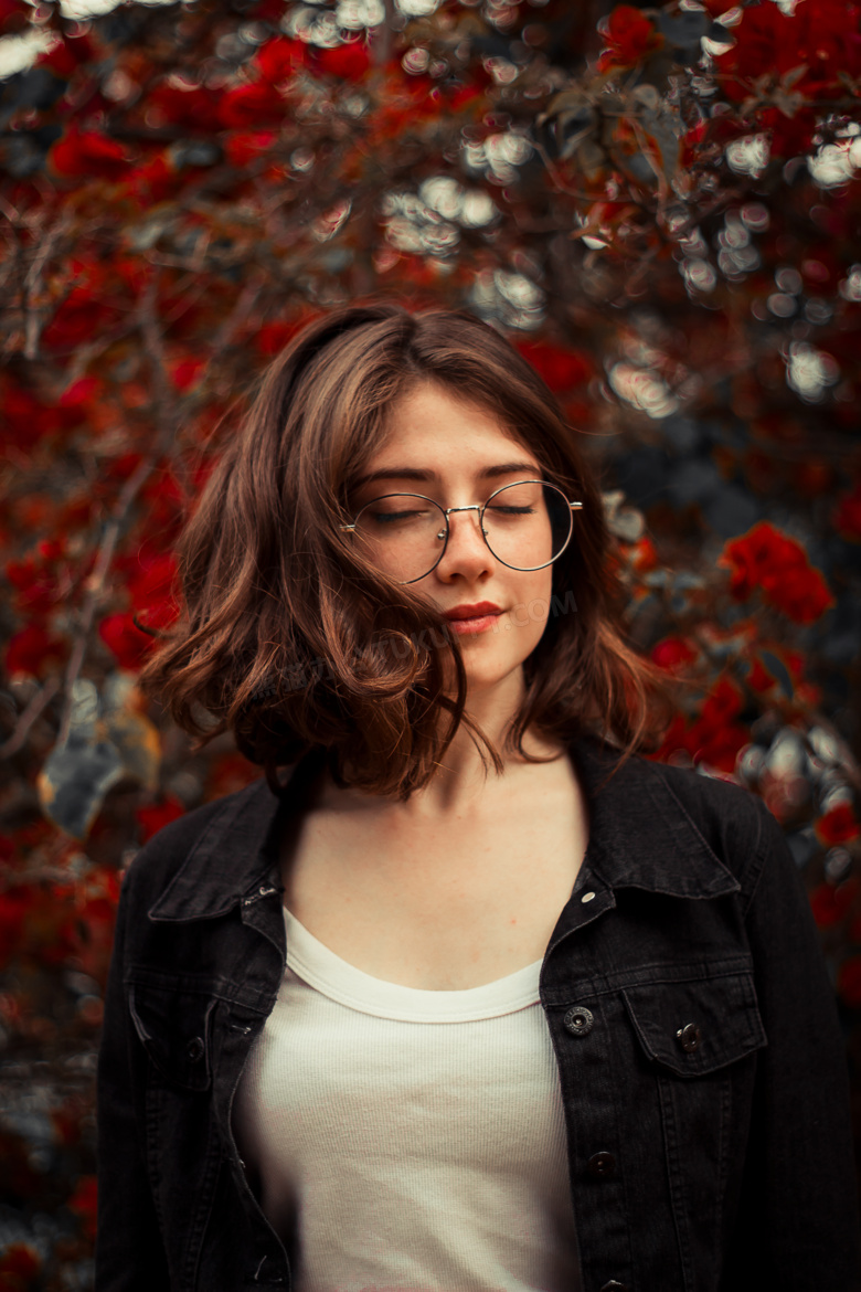 有吸引力的 美丽的 女孩 