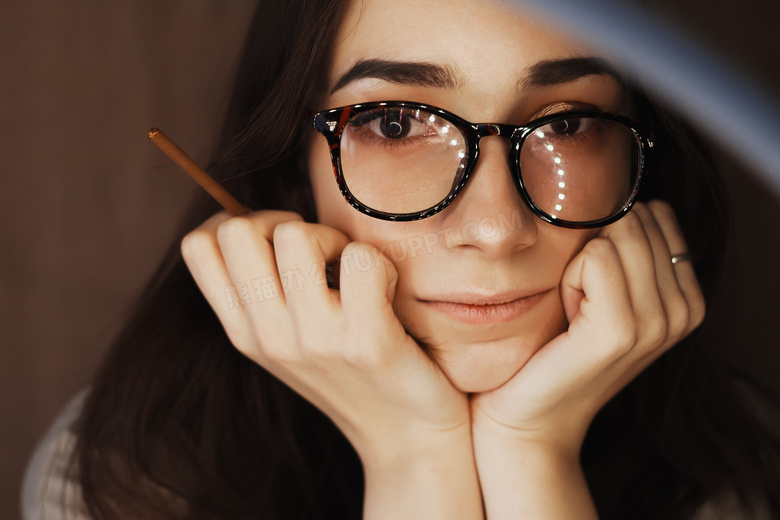 美丽的 美女 可爱的 