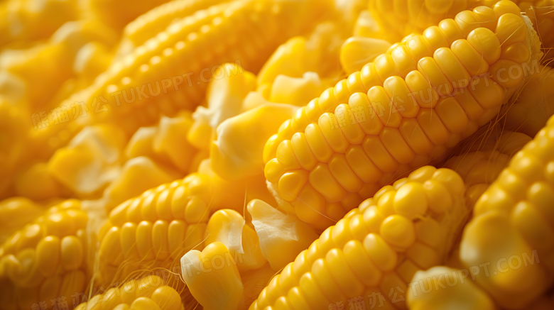 玉米写实五谷杂粮摄影图