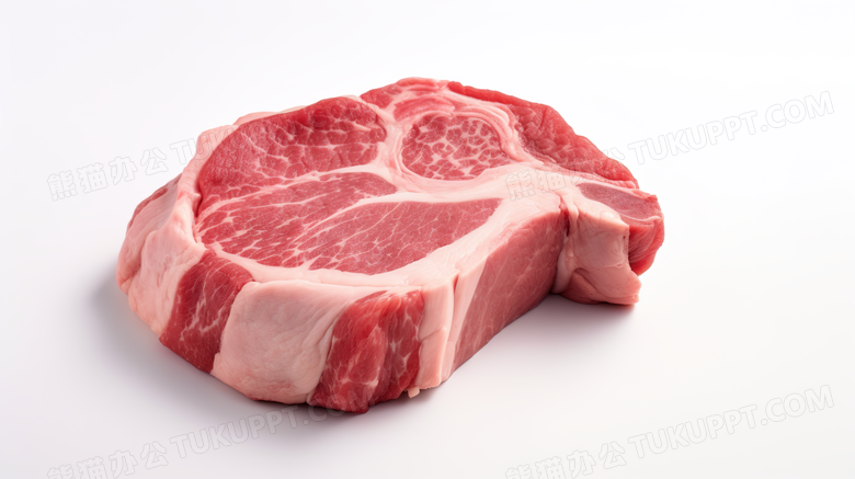 新鲜生牛肉食物摄影图
