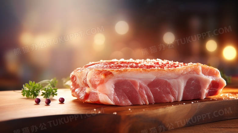 新鲜生牛肉牛排食物美味摄影图