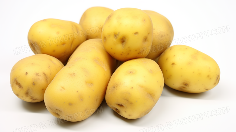 土豆蔬菜写实静物摄影图