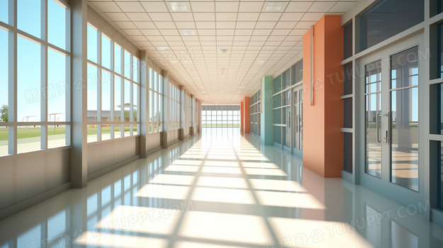 简约室外背景图