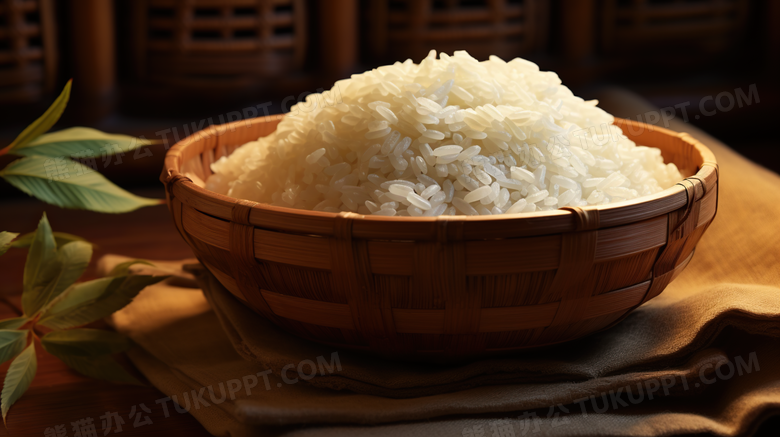 五谷杂粮大米食物摄影图
