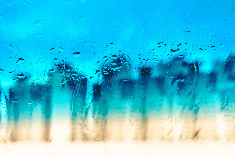 雨水玻璃图片