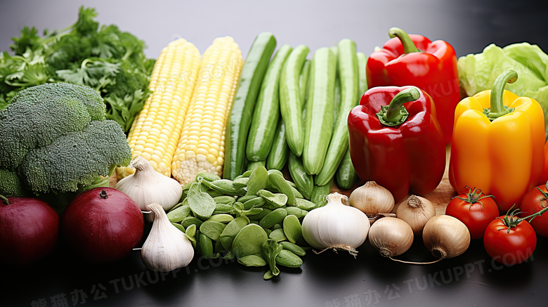 蔬菜创意素食健康有机食品摄影图