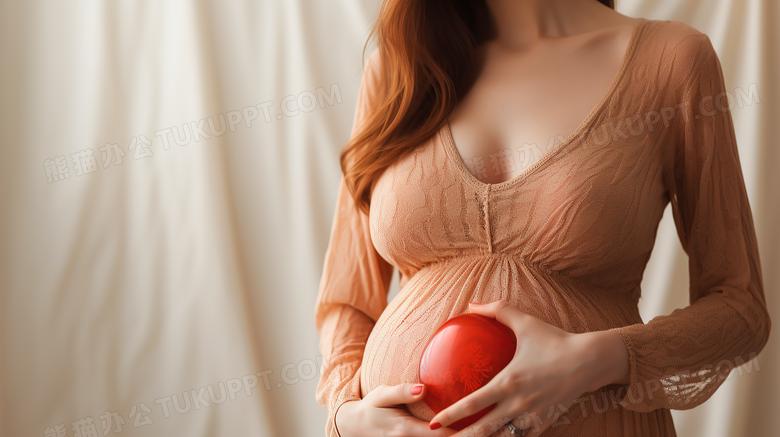 孕妇怀孕孕肚特写写真摄影图