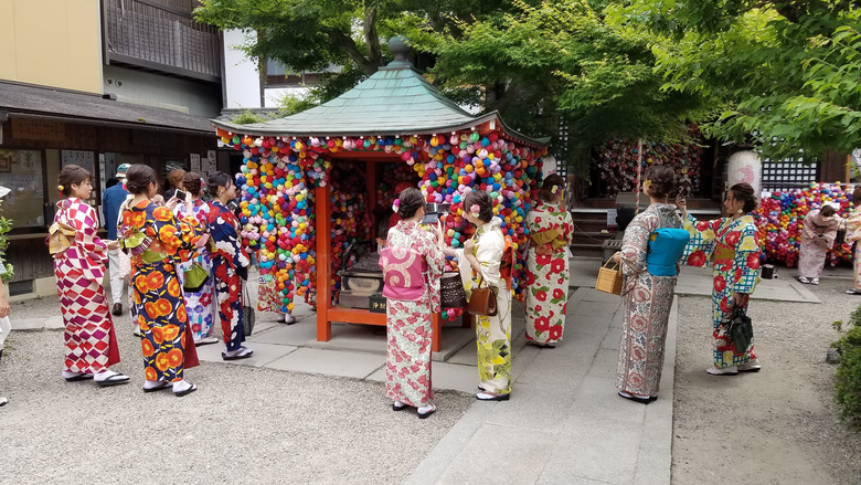 古典和服日本美女图片