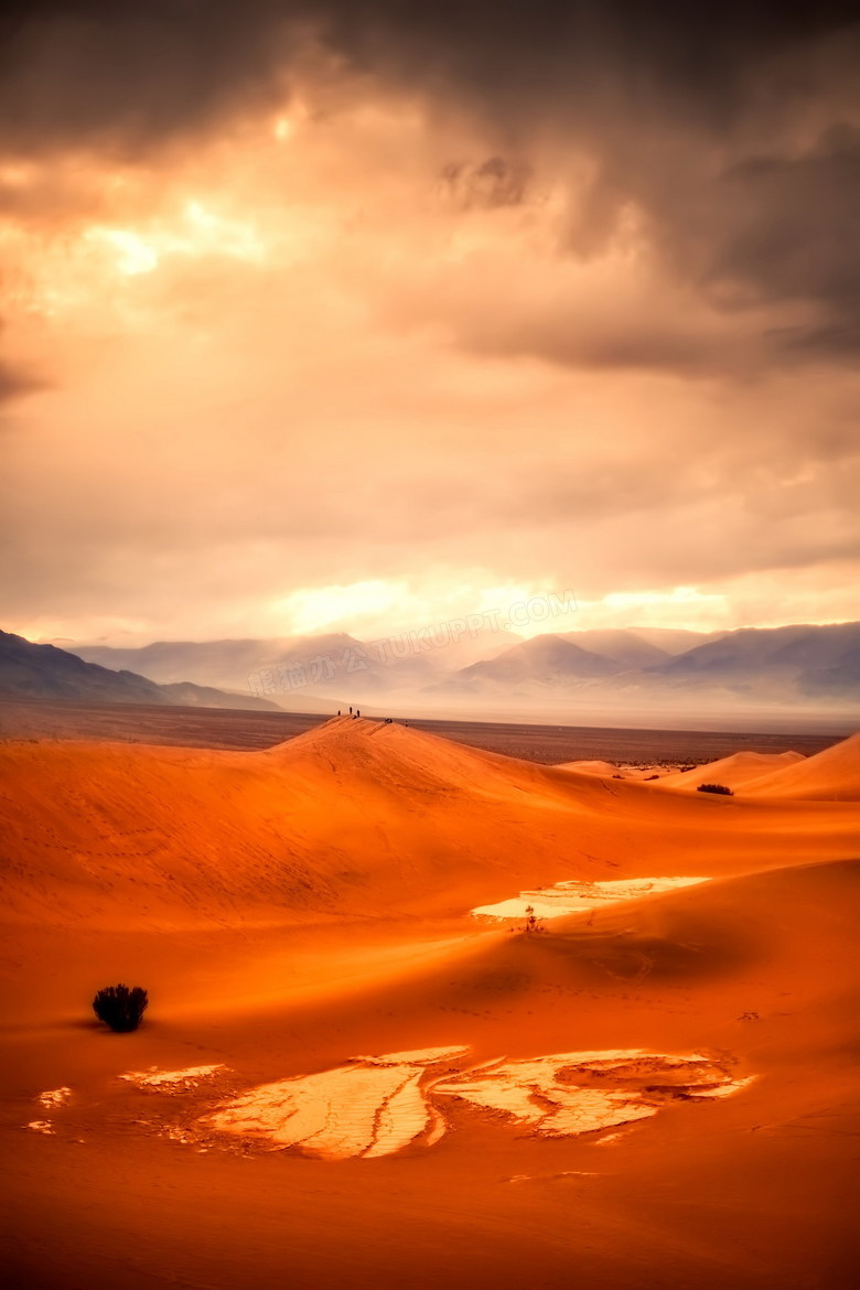 死亡谷唯美风景图片