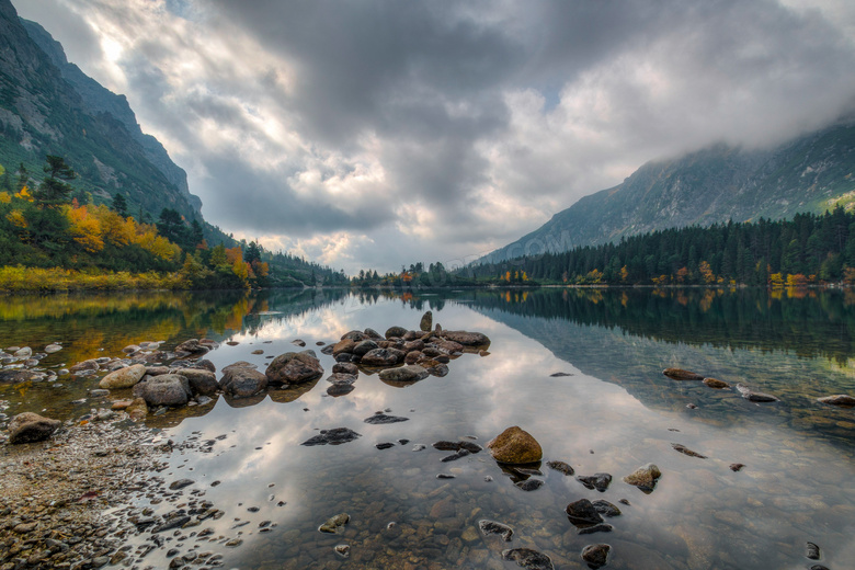 美丽山川湖泊景色图片