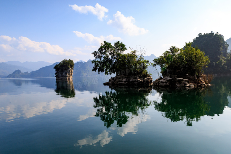 越南三海湖风景图片