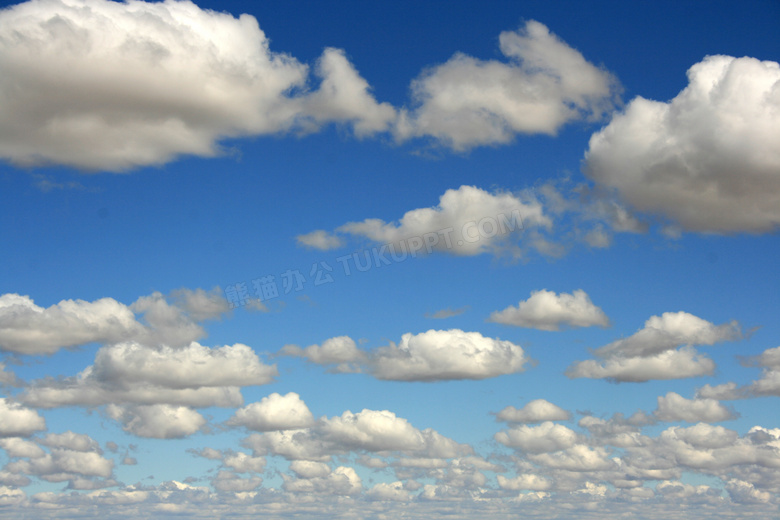 高空云朵图片素材