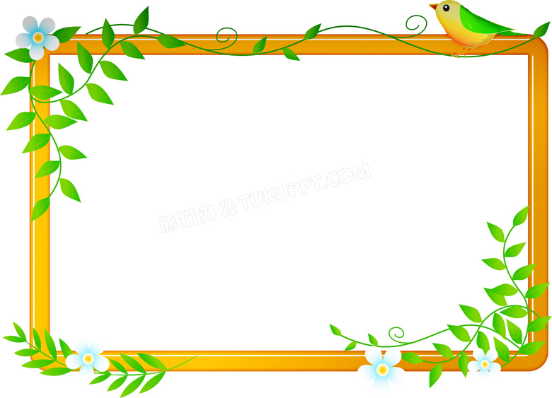 绿色装饰边框背景图片