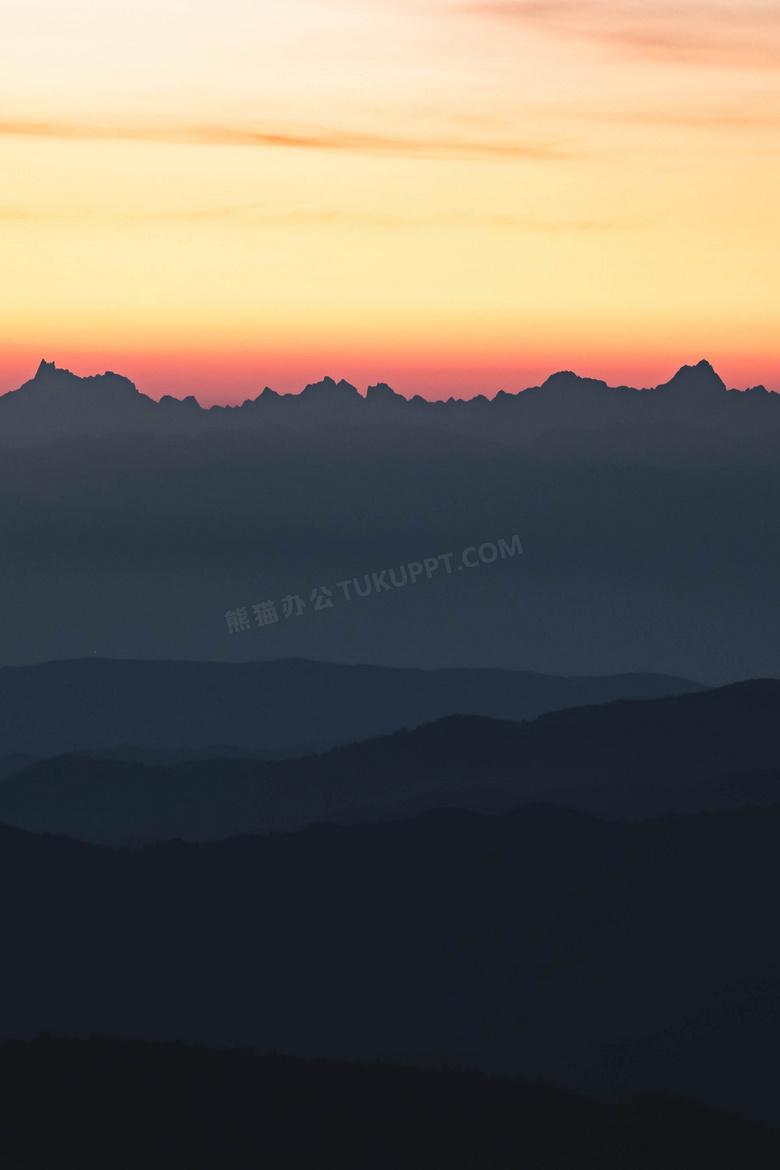 黄昏晚霞风景高清图片