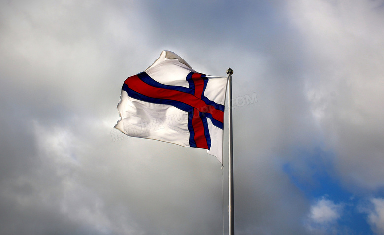 法罗群岛国旗图片