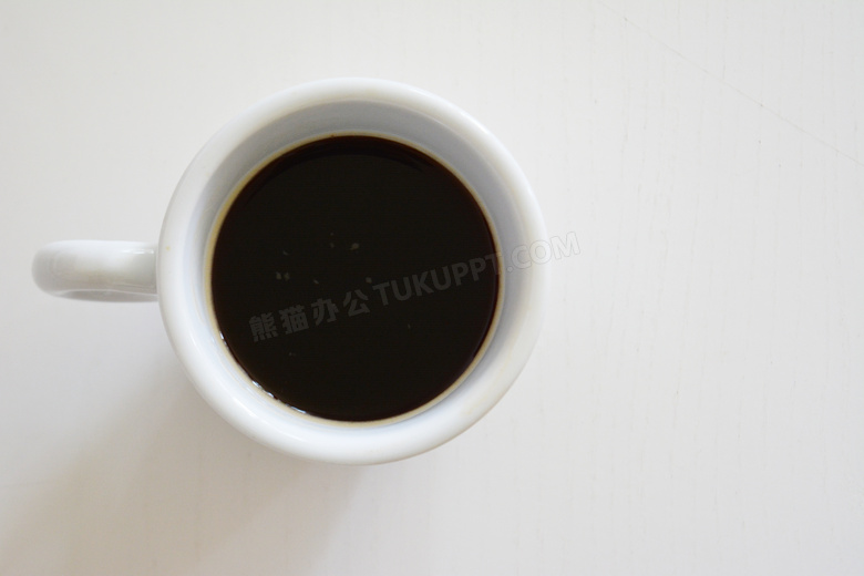 一杯黑色苦咖啡图片