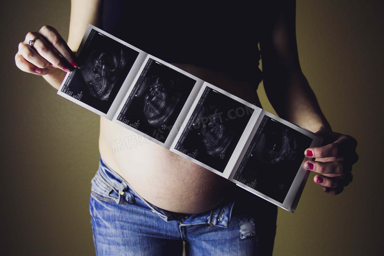 孕妇露肚子图片
