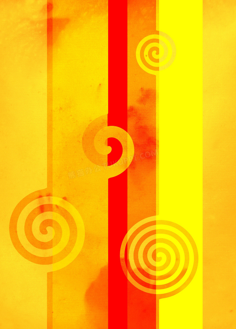 抽象螺旋黄色背景图片