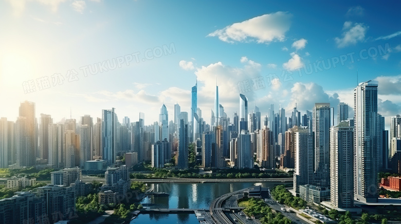 城市建筑高楼房地产图片