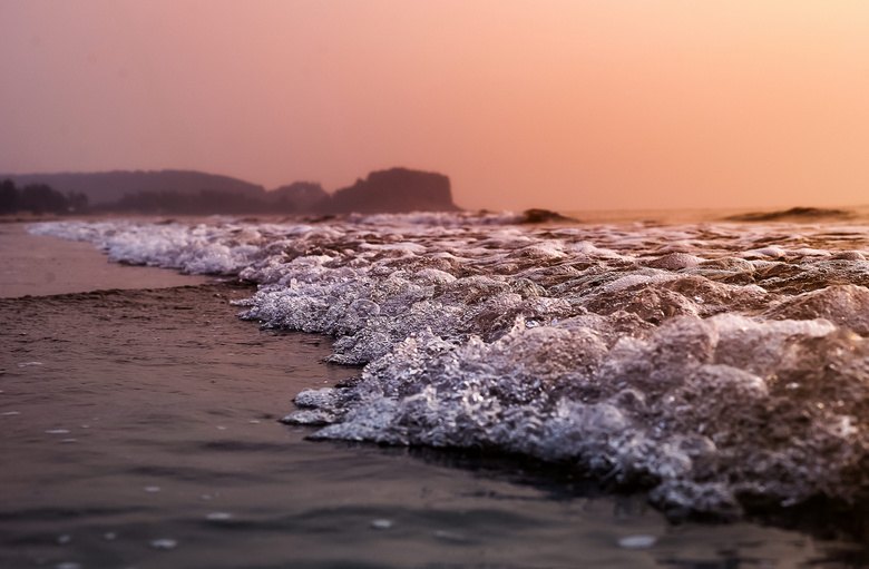 唯美大海海水图片