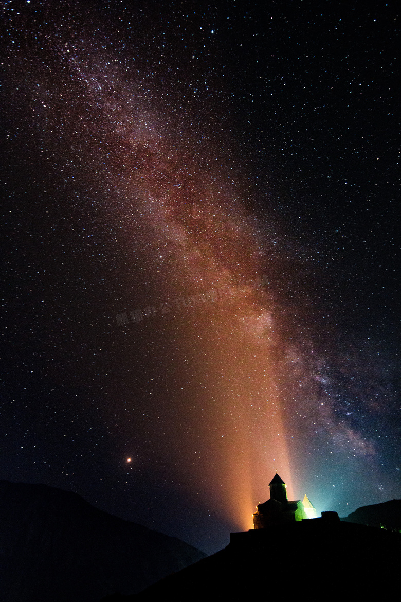 夜晚星空夢幻,星空夢幻_大山谷圖庫