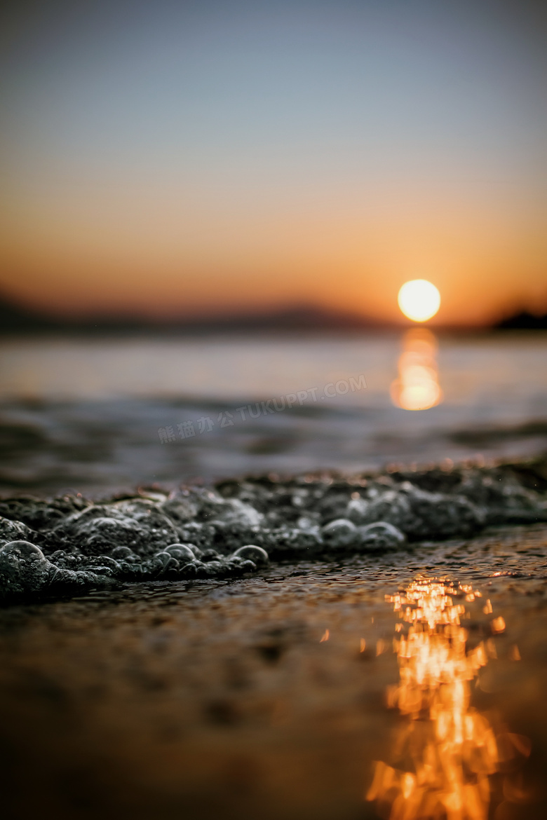 非主流夕阳风景图片