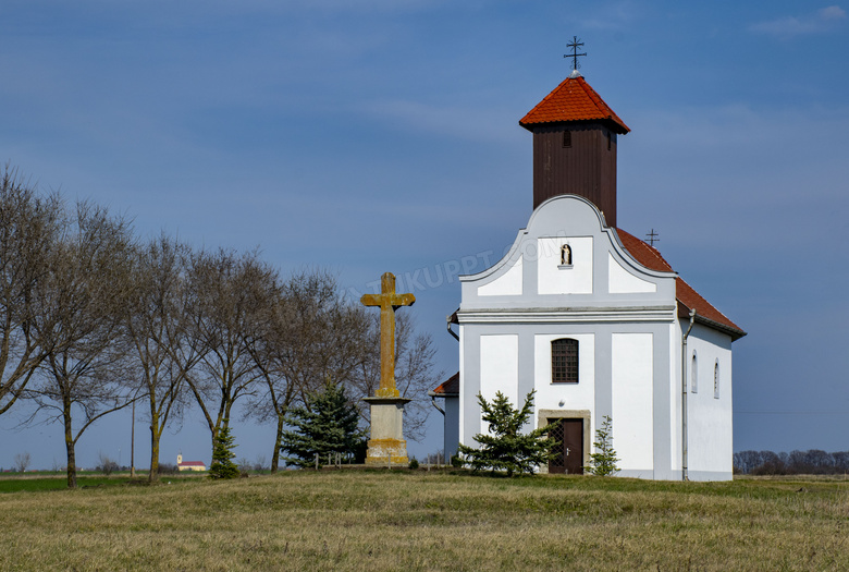 郊区小型教堂图片