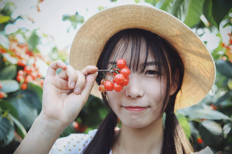 清纯少女头像图片