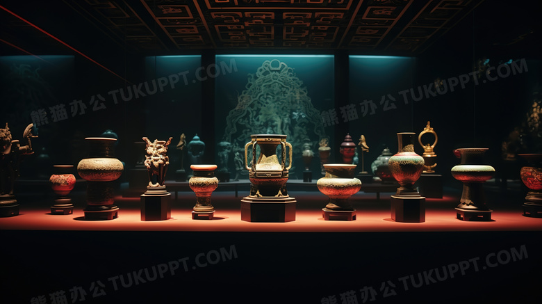 博物馆展品中国古董