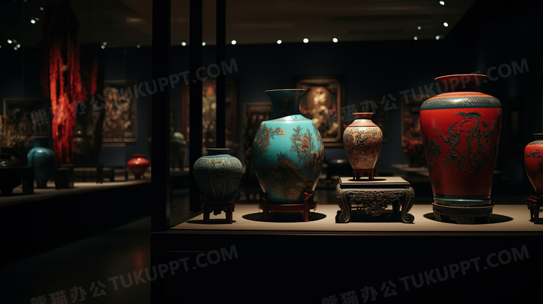 博物馆展品中国古董