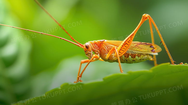 绿色螳螂昆虫特写图片