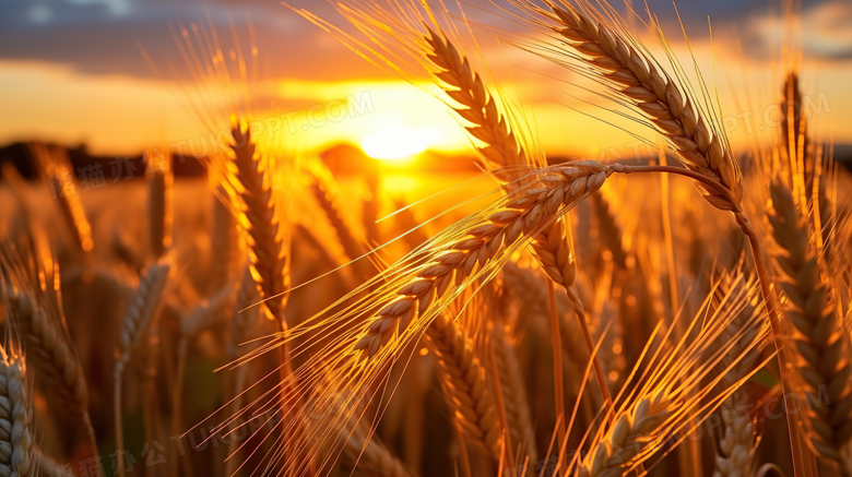 五谷杂粮水稻小麦有机食品图片