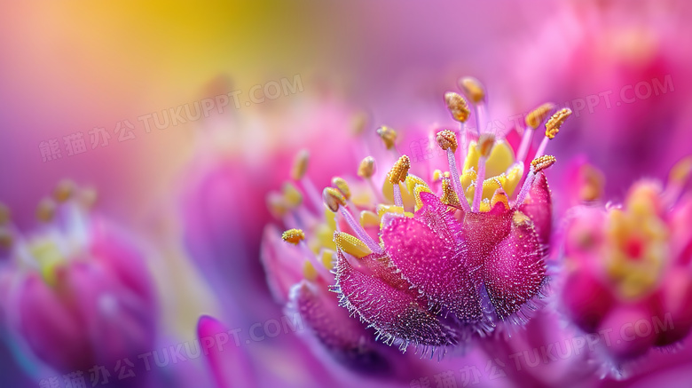 春天鲜花花苞特写图片