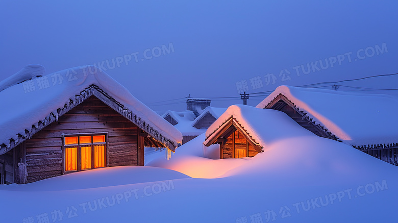 东北雪乡景点风景图片
