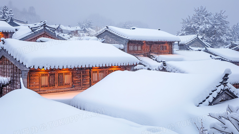 东北雪乡景点风景图片