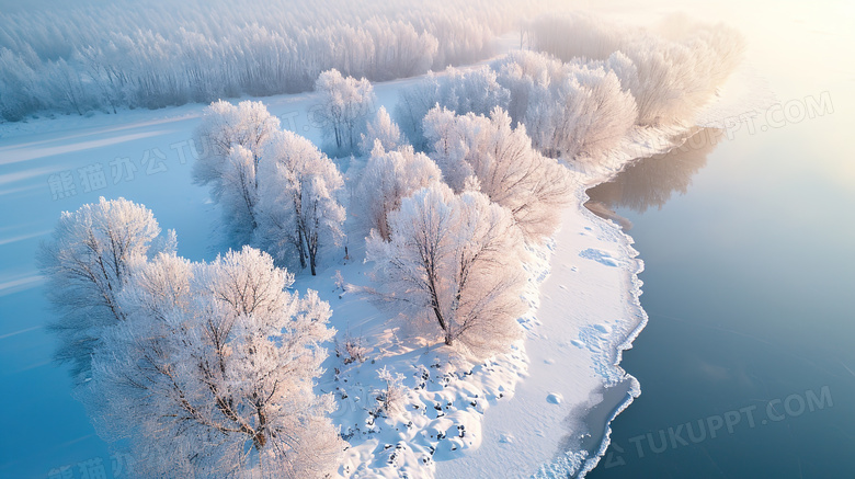 哈尔滨冬季松花江雪景图片