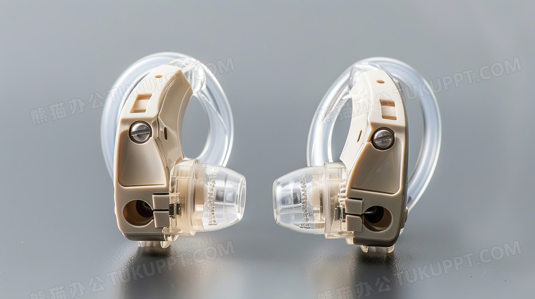 一对耳蜗助听器图片