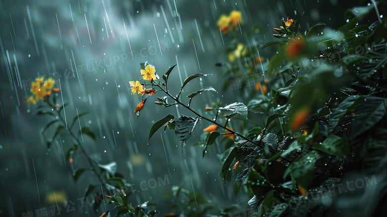 谷雨节气自然风景图片