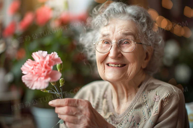 送给妈妈的康乃馨鲜花