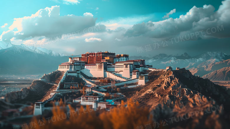 中国西藏布达拉宫高清概念图片