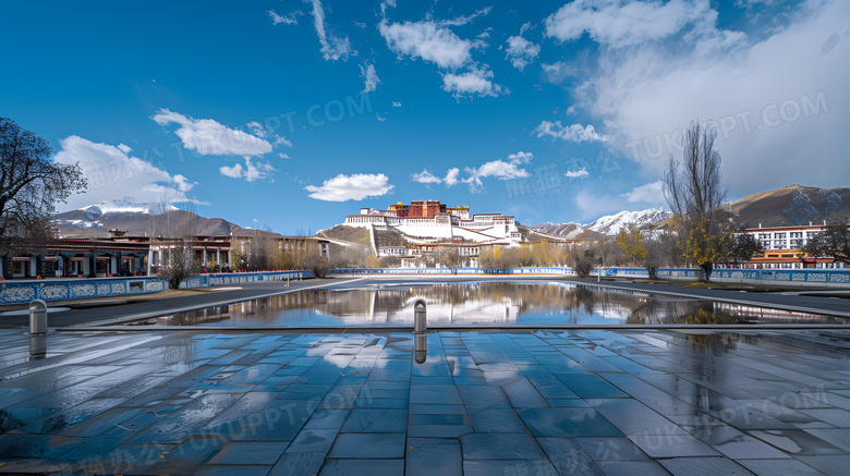 中国西藏布达拉宫高清概念图片