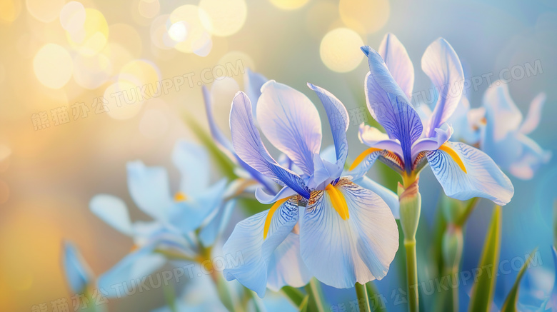 唯美花朵蓝花鸢尾图片