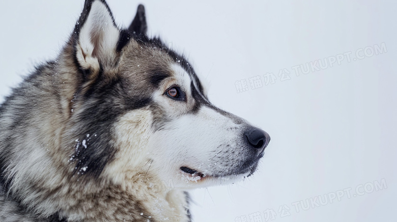 阿拉斯加雪橇犬摄影图片