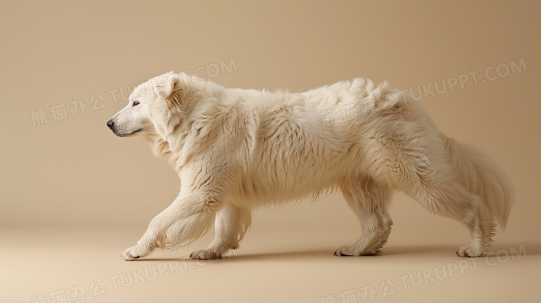 法国大白熊犬摄影图片