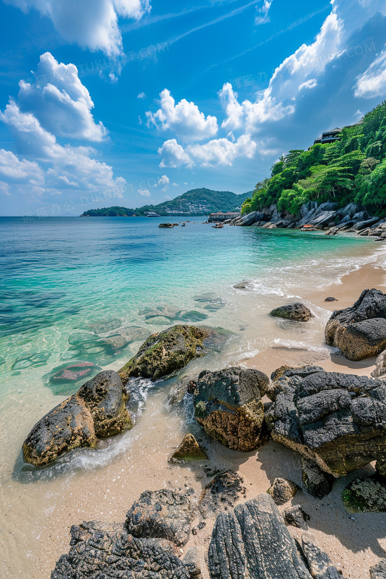 泰国普吉岛芭东海滩风景概念图片