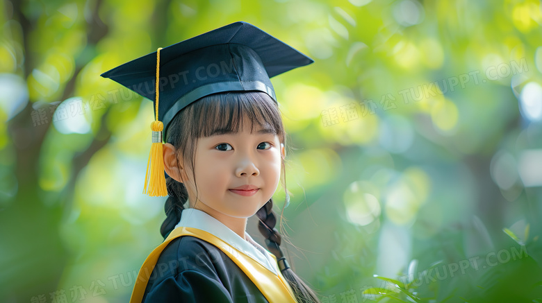 幼儿园孩子的毕业照图片